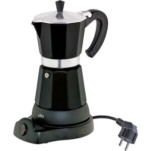 Cilio CLASSICO Espressokocher elektrisch - schwarz - Ø 11,5 cm - Höhe 25 cm