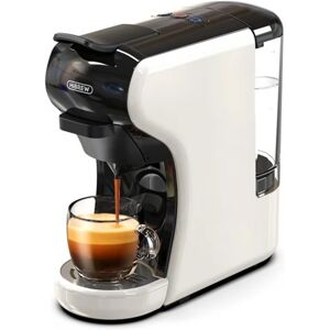 HiBREW H1A 1450W Espresso-Kaffeemaschine, 19bar, heiß/kalt 4in1 Kaffeemaschine mit mehreren Kapseln - Weiß