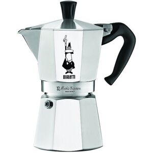 Bialetti Espressokocher Moka 3 Tassen Silber   Je523