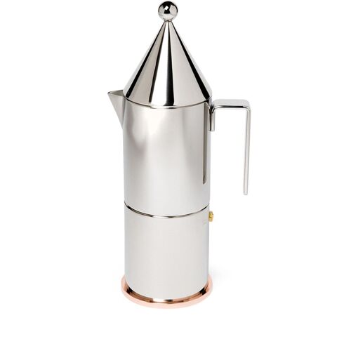 Alessi ‚La Conica‘ Kaffeemaschine – Silber Einheitsgröße Unisex