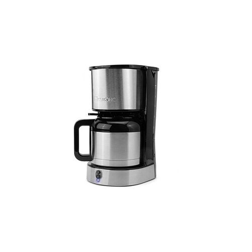 Clatronic KA 3805 Kaffeemaschine silber, 8-10 Tassen