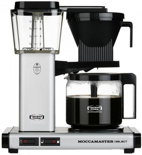 Filterkaffeemaschine Moccamaster „KBG741 Select Matt Silver“