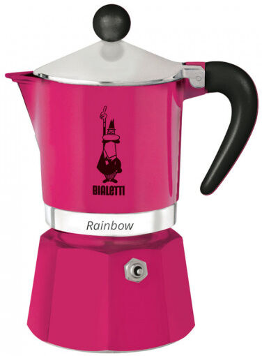 Espressokocher Bialetti „Moka Rainbow 3-cup Fucsia“