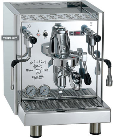 Bezzera Mitica Top PID * Espressomaschine mit Rotationspumpe