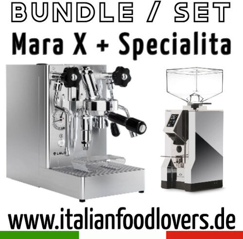 Lelit & Eureka Bundle Lelit Mara X + Eureka New Mignon Specialita Chrom 16CR * Set - Paket