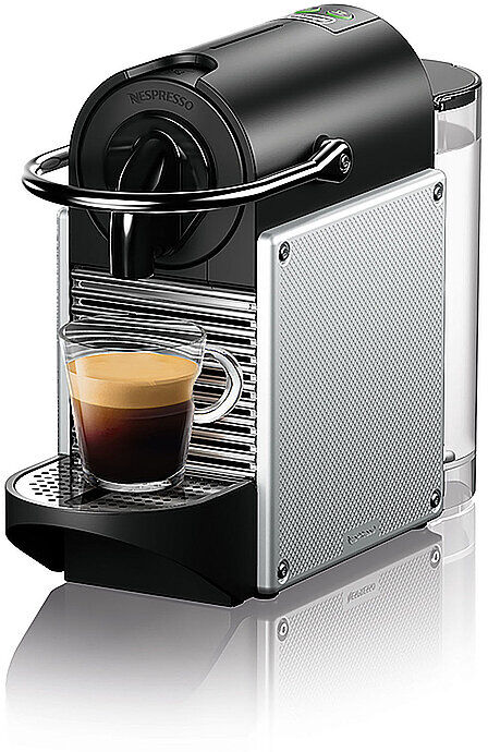 DeLonghi Kapselkaffeemaschine Pixie EN124.S Silber silber