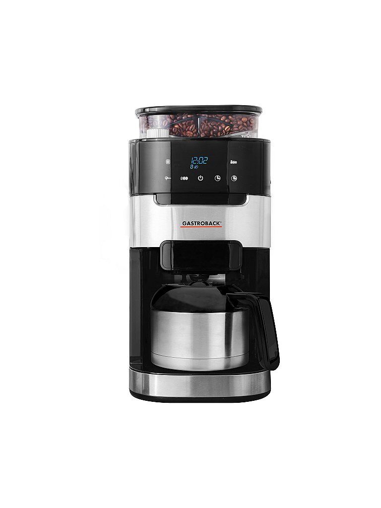 GASTROBACK Kaffeemaschine Grind & Brew Pro 8 Tassen 42711S silber