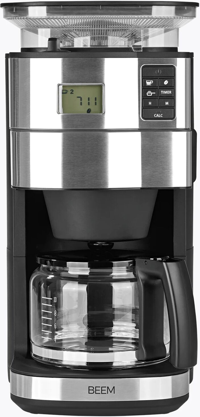 BEEM Kaffeemaschine Fresh-Aroma-Perfect II Glas 1000W schwarz/Edelstahl mit...