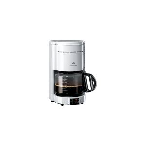 Braun Aromaster Classic KF 47 - Kaffemaskine - 10 kopper - hvid