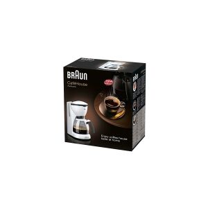 Braun CaféHouse KF 520/1 PurAroma - Kaffemaskine - 10 kopper - hvid
