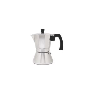 Leopold Vienna LV113009, Moka gryde, 0,31 L, Sølv, Rustfrit stål, 6 kopper, 103 mm