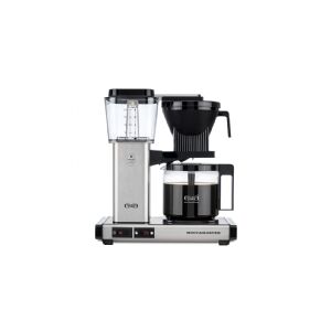 Moccamaster 53744, Dråbe kaffemaskine, 1,25 L, Malet kaffe, 1520 W, Børstet stål, Sølv