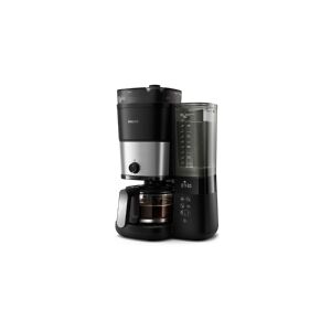 Philips All-in-1 Brew HD7900 Drypkaffemaskine med kværn, Dråbe kaffemaskine, 1,25 L, Kaffebønner, Indbygget kværn, Sort