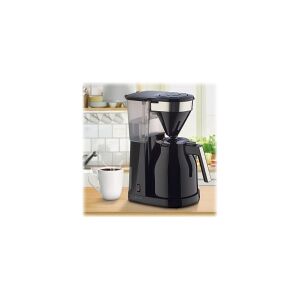 Melitta EasyTop Therm - Kaffemaskine - 12 kopper - sort/ sølv