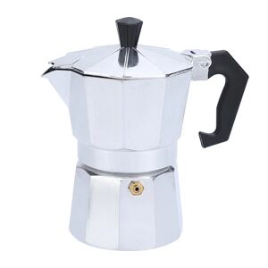 Klassisk espresso- og kaffemaskine med komfur, Moka-gryde til italiensk og cubansk cafébrygning, Greca-kaffemaskine, cafeteraer, 2 kopper, 100