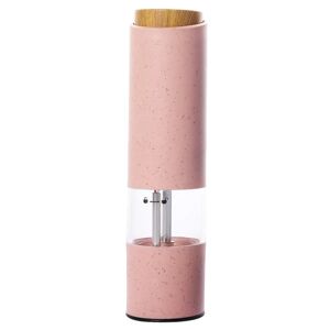 TG Elektrisk pepparkvarn Automatisk saltkvarn Vetefiber rosa