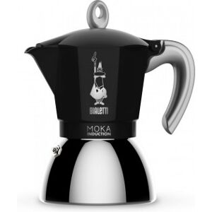 Bialetti Moka Induktion Sort 6 -Kaffekande, 6 Kopper