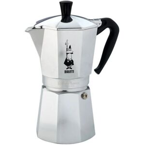 Cafetera Brikka con base negra 4 tazas 170 ml - Aluminio - Bialetti