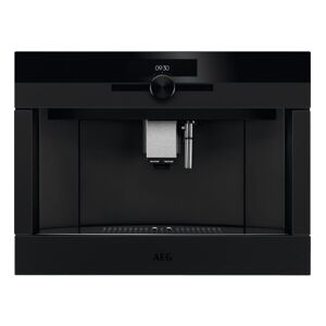 AEG kkk994500t máquina de café electrónica matt black collection de 45 cm con display tft y mando mastery capacitivo 15 bares de