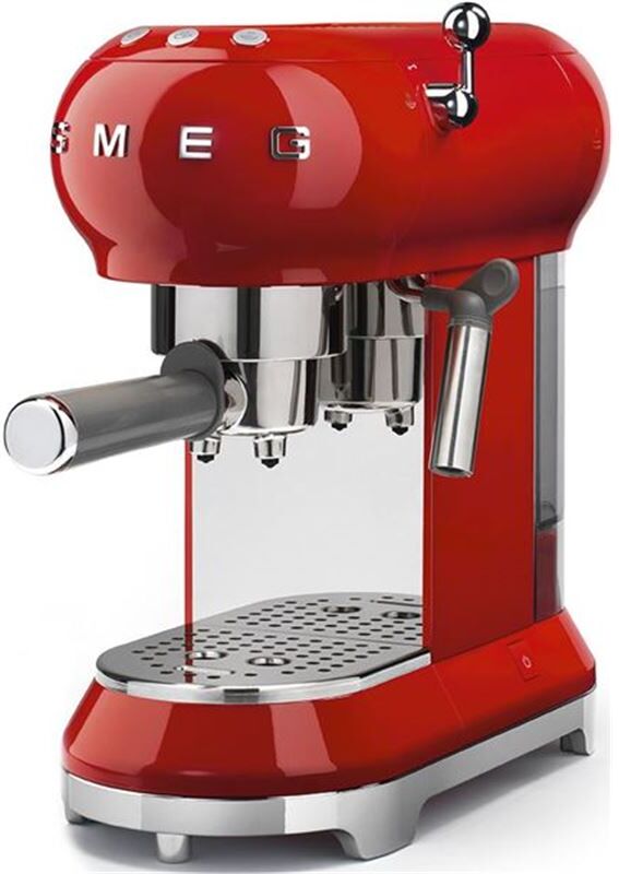 SMEG ecf01rdeu cafetera ecf01 . color rojo cafeteras express