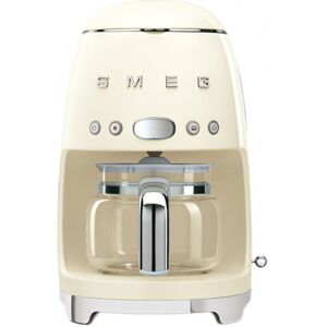 SMEG 50's Retro Style kahvinkeitin DCF02CREU - ajastimella, kerma