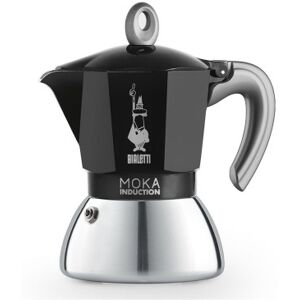 Mutteripannu Bialetti Moka Induction Black 4 cups