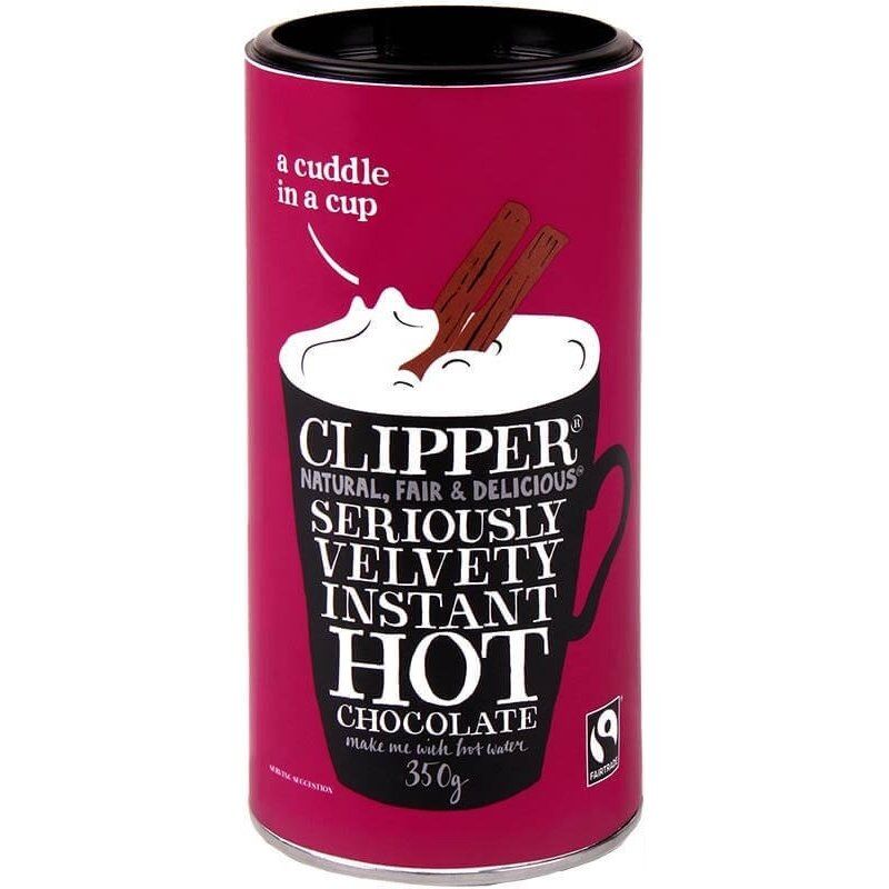 Clipper Fairtrade Seriously Velvety Instant Hot Chocolate 350 g