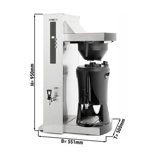 GGM GASTRO - Machine à café filtre avec distribution d'eau chaude - 5 litres - 4,5kW - remplissage automatique de l'eau