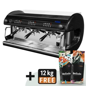 GGM Gastro - Machine a cafe filtre - 3 groupes - Noir Noir