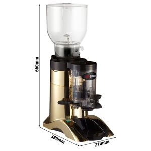 GGM Gastro - Moulin a cafe - Gold - 2kg - 400 Watt - 63dB Or / Noir