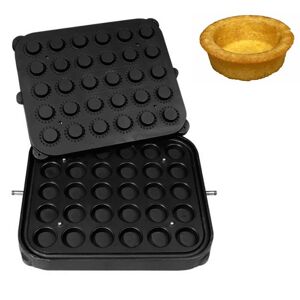 GGM Gastro - Plaques pour machine a tartelettes TMPIC - Forme tartelette : Rond - Ø 49mm Noir