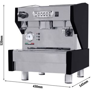 GGM Gastro - Machine a cafe filtre Eminence - 1 groupe - systeme de preinfusion inclus Noir/Argent