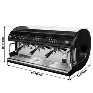 GGM GASTRO - Machine à café filtre - 3 groupes - Noir Noir