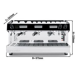 GGM GASTRO - Machine à café filtre - 3 groupes - Système de préinfusion inclus