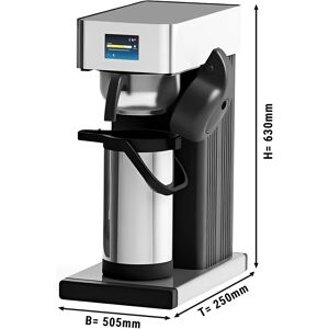 GGM GASTRO - Cafetière filtre - 2,2 litres - 1,9kW - Remplissage d'eau manuel ou automatique