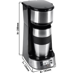 GGM GASTRO - BEEM Machine à café simple Thermo2GO - 750 Watt