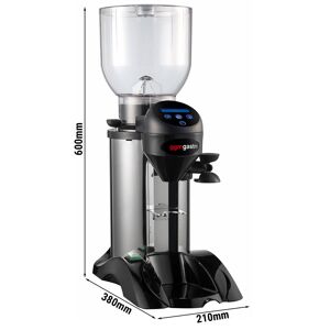 GGM GASTRO - Moulin à café - Corps en acier inoxydable - 2kg - 356 Watt - 77dB