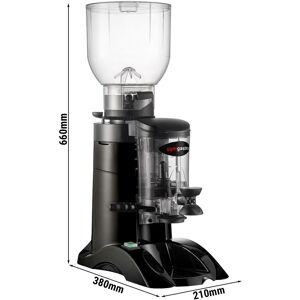 GGM GASTRO - Moulin à café - Noir - 2kg - 400 Watt - 63dB Noir