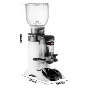 GGM GASTRO - Moulin à café - Blanc - 2kg - 400 Watt - 63 dB