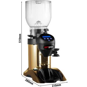 GGM GASTRO - Moulin à café - Gold - 2kg - 356 Watt - 63dB Or