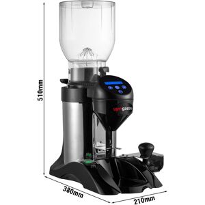 GGM GASTRO - Moulin à café - Corps en acier inoxydable - 2kg - 356 Watt - 63dB