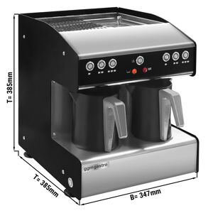 GGM GASTRO - Machine à café & moka turque DUO - avec réservoir d'eau - 1,3kW