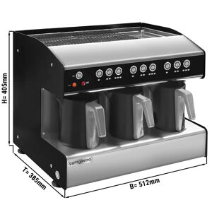 GGM GASTRO - Machine à café & moka turque TRIO - avec réservoir d'eau - 1,8kW