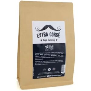 Paquet café PFAFF grains Extra Corsé 250 - Publicité