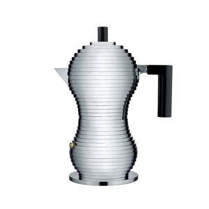 Alessi - Pulcina Cafetière espresso, 15 cl, argent / noir