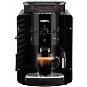 Krups - Machine a café grain, 1.7 l, Cafetiere espresso, Buse vapeur pour Cappuccino, 2 tasses en simultané, Essential YY8125FD - Publicité