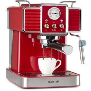 Klarstein - Kkarstein Gusto Classico Machine à expresso, 1350 watt, 20 bars de pression, Réservoir d'eau : 1,5 litre, Cafetière, avec buse latérale à - Publicité