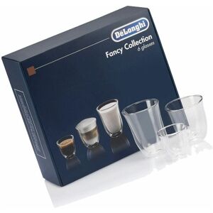 Lot de 6 verres thermiques transparents (5513296671, 5513284451) Cafetière, Machine à Café ariete, bifinett, braun, de'longhi Delonghi kenwood, - Publicité