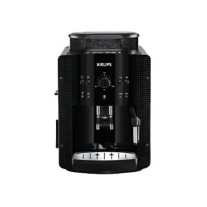Krups - Machine a Cafe grain, 1.7 l, Cafetiere espresso, Buse vapeur pour Cappuccino, 2 tasses en simultané, Essential YY8125FD - Publicité