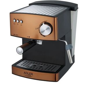 Adler - Machine à café, cafetière expresso ad 4404cr, 15 bars, 850W, Cuivre - Publicité